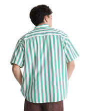 Load image into Gallery viewer, Vans - Lawson Stripe Shirt in White-Vivid Verdant