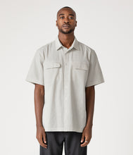 Load image into Gallery viewer, Former - Broadcast Seersucker T-Shirt in Bone/Black