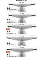 Load image into Gallery viewer, Venture - Polished V-Hollow High Trucks in Assorted Sizes