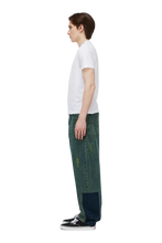 Load image into Gallery viewer, Dime - Baggy Denim Pants in Distressed Green