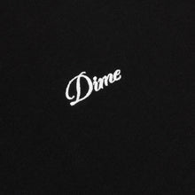 Load image into Gallery viewer, Dime - Cursive Small Logo hoodie in Black