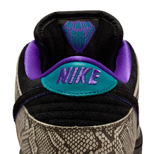Load image into Gallery viewer, Nike SB - Dunk Low Pro in String/Black-Bright Spruce-Fierce Purple