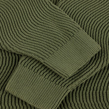 Load image into Gallery viewer, Dime - Wave Knit Sweater in Pine