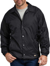 Load image into Gallery viewer, Dickies - Nylon Coach's Jacket in Black
