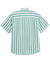 Load image into Gallery viewer, Vans - Lawson Stripe Shirt in White-Vivid Verdant
