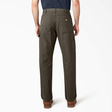 Load image into Gallery viewer, Dickies - Relaxed Fit Heavyweight Duck Carpenter Pants in Rinsed Moss Green
