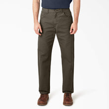 Load image into Gallery viewer, Dickies - Relaxed Fit Heavyweight Duck Carpenter Pants in Rinsed Moss Green
