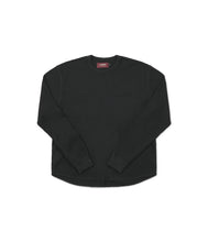 Load image into Gallery viewer, Former - AG Waffle Long Sleeve Shirt in Black
