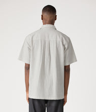 Load image into Gallery viewer, Former - Broadcast Seersucker T-Shirt in Bone/Black
