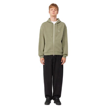 Load image into Gallery viewer, Dime - Cursive Small Logo Zip Hoodie in Army Green
