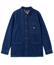 Load image into Gallery viewer, Dickies - Denim Chore Coat in Stonewashed Indigo Blue
