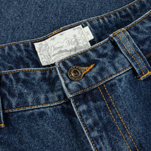 Load image into Gallery viewer, Dime - Classic Baggy Denim Pants in Sandblasted Night Indigo
