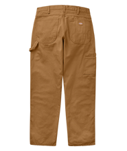 Load image into Gallery viewer, Dickies - Relaxed Fit Heavyweight Duck Carpenter Pants in Rinsed Brown Duck
