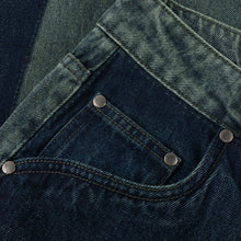 Load image into Gallery viewer, Dime - Baggy Denim Pants in Distressed Green
