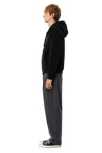 Load image into Gallery viewer, Dime - Cursive Small Logo Zip Hoodie in Black

