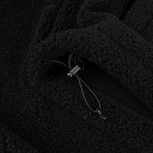 Load image into Gallery viewer, Dime - Polar Fleece Sherpa Zip in Black
