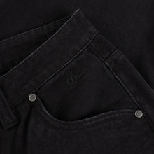 Load image into Gallery viewer, Dime - Relaxed Denim Pants in Black
