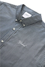 Load image into Gallery viewer, Grand Collection - Blair Striped Poplin Shirt in Navy
