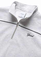 Load image into Gallery viewer, Grand Collection - Quarter Zip in Piping Ash Grey
