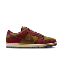 Load image into Gallery viewer, Nike SB - Dunk Low Pro in Dark Team Red/Burgundy Crush-Olive Flak
