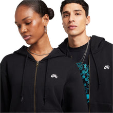 Load image into Gallery viewer, Nike SB - Full Zip Fleece Hood in Black/White
