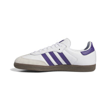 Load image into Gallery viewer, Adidas - Samba ADV in Cloud White/Core Purple/Gold Metallic
