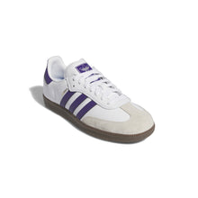 Load image into Gallery viewer, Adidas - Samba ADV in Cloud White/Core Purple/Gold Metallic
