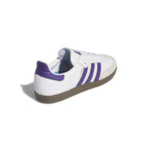 Load image into Gallery viewer, Adidas - Samba ADV in Cloud White/Core Purple/Gold Metallic
