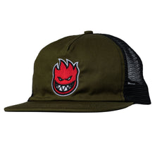 Load image into Gallery viewer, Spitfire - Bighead Fill Snapback in Olive/Black
