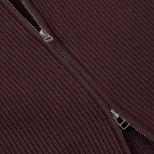 Load image into Gallery viewer, Dime - Double Zip Knit in Wine

