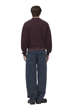 Load image into Gallery viewer, Dime - Double Zip Knit in Wine

